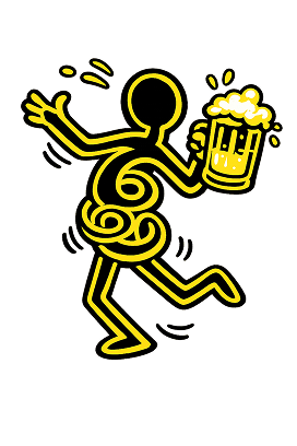 Čaša piva - Sabotage pivo menu